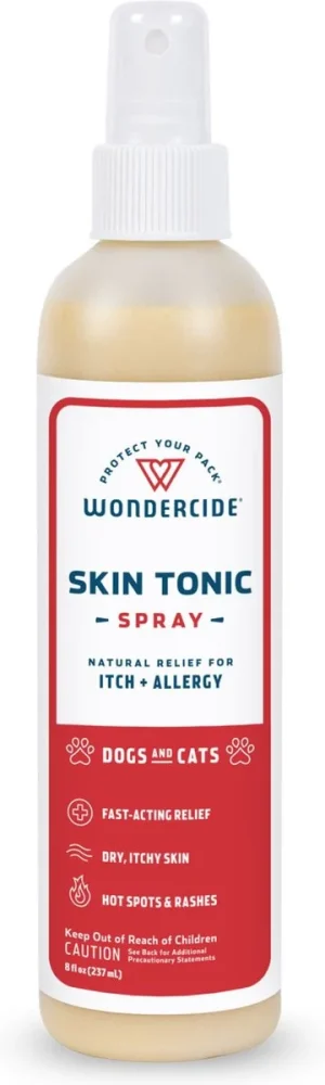 Wondercide Skin Tonic Itch + Allergy Relief Dog & Cat Spray, 8 oz