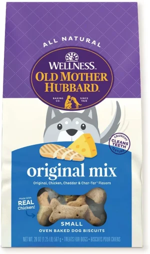 Old Mother Hubbard by Wellness Classic Crunchy Small Oven-Baked Biscuits Dog Treats, 20-oz bag