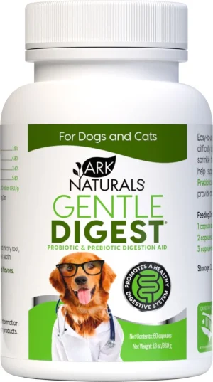 Ark Naturals Gentle Digest Dog & Cat Capsules - 60 Count