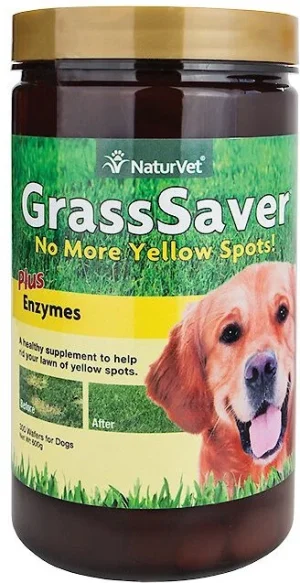 NaturVet GrassSaver Wafers Urinary & Lawn Protection Supplement for Dogs, 300 Count
