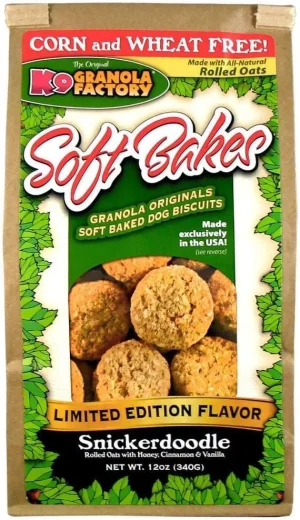 K9 Granola Factory Snicker Dog Treat, 12 Oz