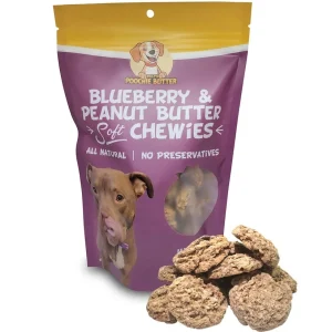 Dilly's Poochie Butter Blueberry and Peanut Butter Soft Chewies