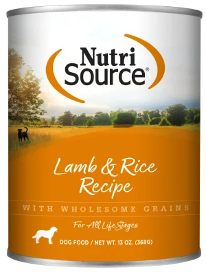 NutriSource Chicken, Lamb & Fish Wet Dog Food, 13 oz (Case of 12)