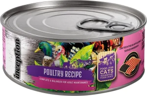 Inception Poultry Recipe Wet Cat Food, 5.5-oz can, case of 24